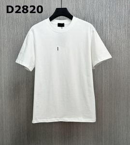 Italia New Mens Designer T shirt Parigi moda magliette Estate D T-shirt maschile Top Quality 100% cotone M-XXXL 28203
