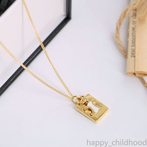 Designer C Letter Pendant Necklace Brand Classic Halsband smycken Kvinnor Halsband Festtillbehör