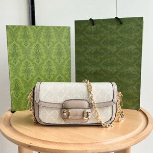 Atbit Bag Omuz Çantası Tasarımcı Çanta At Bitlik Zinciri Cüzdan Crossbody Bag Kadın Moda Klasik Pochette Canvas Lüks Cüzdanlar Cüzdan Çanta Çentik