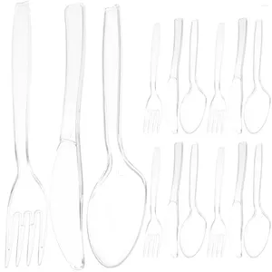 Forks Disposable Knife Fork Spoon Plastic Silverware Single Time Server Party Cutters Spoons Kit Cutlery