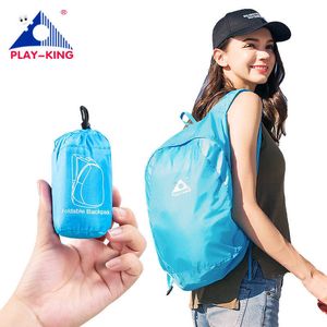 Pacote de mochila PlayKing Backpack de nylon leve de nylon Backpack Mini Travel Mackpack Back para Mochila Feminina para acampar W0425
