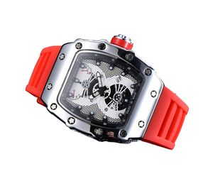 Fashion designer Automatic Dating Men's Watch Luxury high-end men's rubber silica quartz movement clock leisure watch