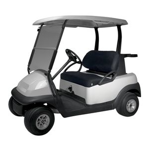 Fairway elmas hava örgü golf arabası koltuk kapağı, siyah