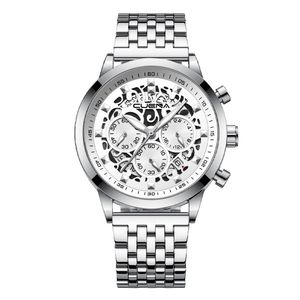 Wristwatches Men's Business Steel Belt Watch Calendar Sports Waterproof F108whc-7bcfWristwatches