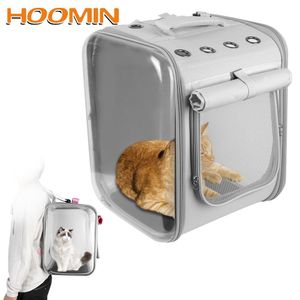 ベビーカーhoomin通気性猫旅行ショルダーバッグペット用品ペット猫バックパックスペースカプセルケージポータブル小犬猫
