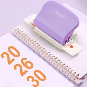 Outra organização de armazenamento em casa 6 Hole Punch Manual do aluno Manual do aluno Diário A4 A5 B5 para Caderno IY Planejador de papel PO Planner Cutter Ferramenta 230425