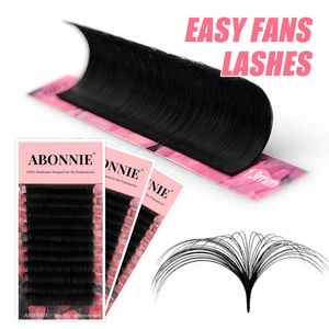 Makeup Tools Abonnie Super Soft Blomming Lashes Easy Fan Eyelash Extensions Mega Volume Fans 825m All Size Eyelashs Supplies for Eye Beauty 230425