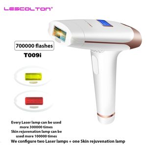 Epilator Lescolton 3in1 700000 Pulsed IPL Laser Hair Removal Device Permanent Armpit Machine 230425