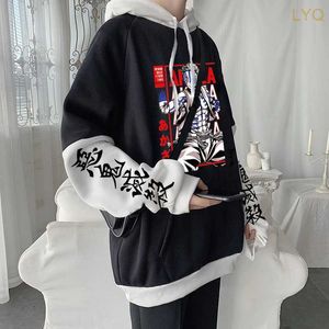 Kvinnors hoodies tröjor demon slayer japanska anime hoodies kimetsu nr yaiba rolig akaza slåss manga grafik män avslappnad plus size vinter tröjor