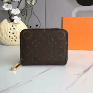 Дизайнерские кошельки Женщины Zippy Call Holder Luxury кошелек мягкий кожаный женский кошелек Lady Lady Zipper кошелька кукурузные кошельки 60067