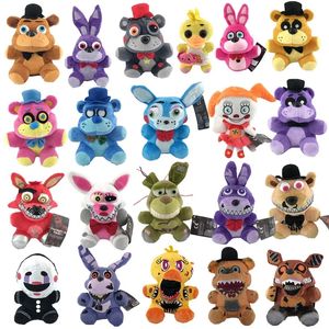 Wholesale cute duck Fox plush toys Children's game Playmate Holiday gift claw machine prizes