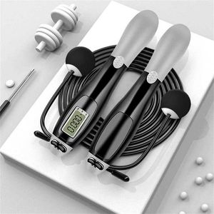 Jump Ropes Electronic Cordless Jump Ropes Wireless Skip Rope Fitness Body Electronic Counting Anti Slip Handle Exercise Jumping Rope Tengyi P230425