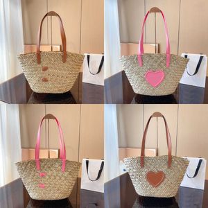 beach Bag Women Weaving Designer Bag luxurys Handbag Shoppers Tote Bags Handbags Straw Crossbody summer Messenger Quilted Purses 220510