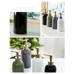 Liquid Soap Dispenser Stylish Lotion Bottle Ceramic Hand Sanitizers Press rustfree schampo duschgel