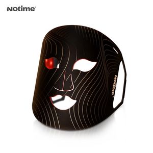 Устройства для ухода за лицом Notime Led Beauty Mask Silicone 3 Color Red Blue Light Therapy Device 231123
