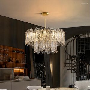 Chandeliers French Luxury Retro Crystal Ceiling Light For Bedroom Living Room Restaurant Furniture Decorative Lamp Pendant