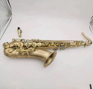 Helt ny tenorsaxofon guldlack professionell tenor sax med hölje vass nacke munstycke