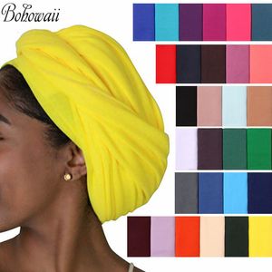 Hijabs 180CM Cotton Khimar Muslim Headwraps for Women Long Stretch Jersey Hijab Femme Musulman Scarf Breathable African Turban 230426