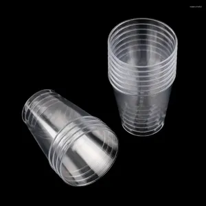 Disposable Cups Straws Drinks Cup Glasses Reusable Tools 30/50pcs Dessert Plastic S Cupcake Transparent Round Muffin Glass Pastry