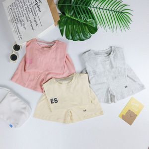 kids ess baby clothes sets children designer youth boys girls clothing summer sports t-shirt baby suits size 80-130 T6aW#
