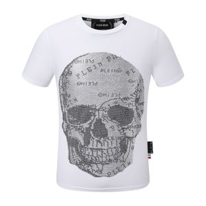 Plein Bear T-shirt Mens Designer Tshirts Brand Clothing Rhinestone PP Skulls Men t-shirt rund hals SS skalle och plein med kristaller hip hop tshirt topp tees 161310