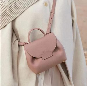 Kvinnor väskor nummer ett nano handväskor kvinnor franska design ljus lyxig enkel axel crossbody väskor smiley ansikte väska läder bärbara kvinnliga väskor purses ryggsäck