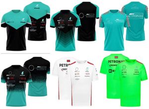 F1レーシングTシャツ夏の新しいラウンドネックジャージー同じスタイルのカスタム