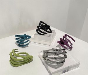 Anni 21 Raf Simons scheletro della morte fantasma artiglio Bracciale regolabile da uomo e da donna039 accessori moda263L8724059