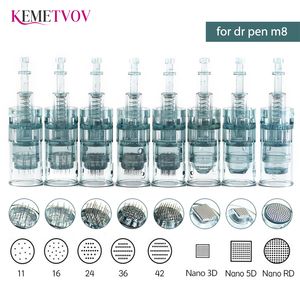 Igły tatuażu 5102050PCS BAGUONET Wymienca do DRPEN M8 Micro Igle 11 Pin36 Pin5D Nano Micro Skin Igleing Tip Derma Stamp 230425