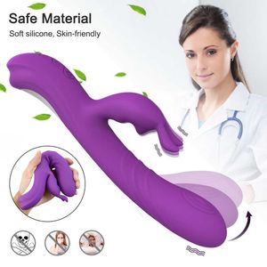 Prodotti per adulti Mimic Finger Wiggling Rabbit Dildo Vibratori Donna per donna Potente g Spot Clitoride Stimolatore Giocattoli sessuali per adulti 18 230316