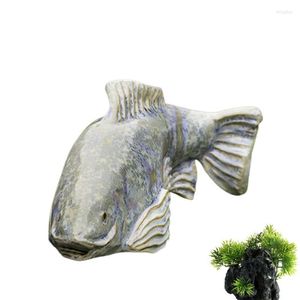 Garden Decorations Fish Statue Stake Decoration Floating Figure Sculpture Japanese Carp Artificial For