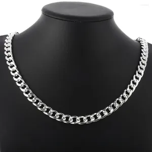 Catene Marchi di moda Personalità classica da uomo Catena da 10 mm Collana in argento sterling 925 Regali di Natale Gioielleria raffinata per feste