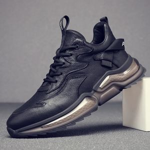 Men 594 Running Shoes Leather Genuine Dress Cow Youth Students Outdoor Walking Trainers Male Comfortable Sole Black Jogging Sneakers 231124 24