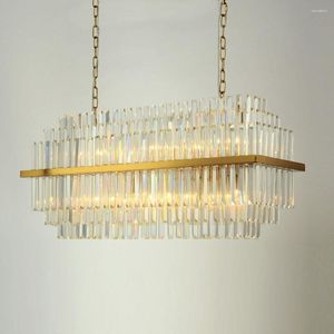 Pendant Lamps Modern Crystal Chandelier For Living Room Luxury Dining Bedroom Gold Hanging Light Fixture Home Decor Led Cristal Lamp