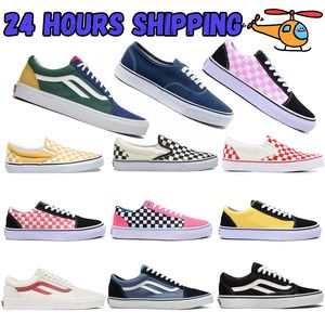 Designers shoes Old Skool Casual Canvas Shoes Triples Black White high low Slip on man women Walking Jogging Breathable Fashion Outdoor Skateboard shoes