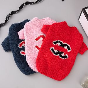 Dog Apparel Classic Brands Designer Clothes Winter Warm Pet Sweater Turtleneck Knit Coat Thick Cats Puppy Clothing