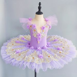 Dancewear Abito da balletto professionale Donna Bambini Ragazze Adulti Tutu Balletto Lago dei cigni Costumi di balletto Ballerina Performance Abiti di danza 231124