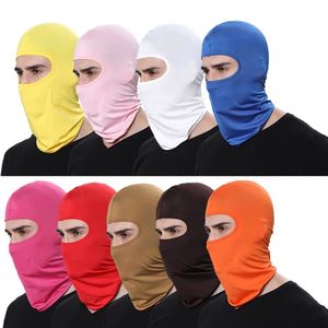 Cycling Caps Masks Lycra Bandana Motorcycle Windproof Balaclava Ski Face Hat Riding Hood Helmet For Outdoor Sports Mask 230515