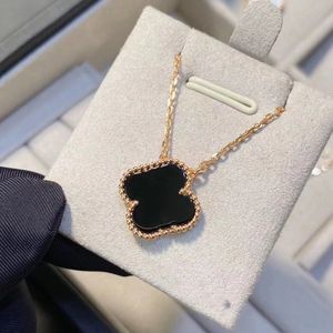 Цветы чокеры дизайнерские подвесные ожерелья van clover бренд тенденции женщина модные украшения женщины Золотое ожерелье Cjeweler Четыре листа GH