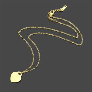 Designer Jewelry 2024 Heart Gold Pendant Necklace Valentine Rose Day