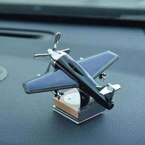 Car Air Freshener Solar Aircraft Decoration Mini Perfume Fragrance Airplane Ornament Accessories