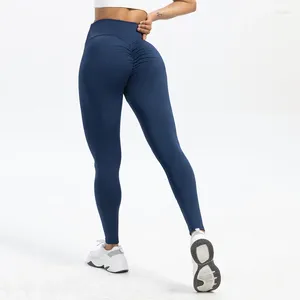 Aktive Hosen Yoga Frauen Hohe Taille Fitness Workout Gym Laufen Scrunch Leggings Hosen Sport Mädchen Lange Strumpfhosen Nahtlose Sportbekleidung