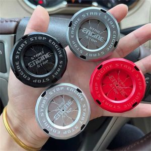 Car Interior Modification One-button Start Button Ignition Switch Rotating Protective Cover Motorcycle Ring Decoration