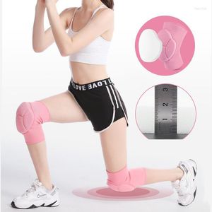 Knee Pads 1pc Women Sports Protection Cycling Dance Basketball Volleyball Running Knitted Thermal Pad Brace Protective Gear