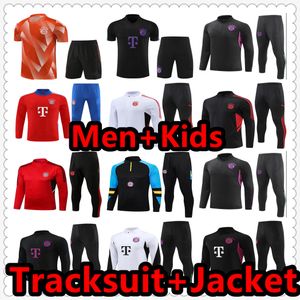 22 23 24 Bayern Munich Tracksuit Soccer Jerseys 2023 2024 De Ligt Sane Jersey Football Shirt Hernandez Goretzka Gnabry Camisa de Futebol Kimmich 남자 키트 키트