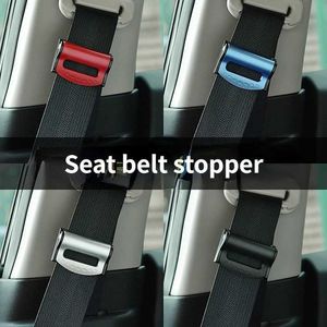 2pcs Upgrade Universal Car Seat Belts Clips Fitted Safety Adjustable Stopper Buckle ABS Clip Interior Accessories Set