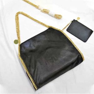 designväska kvinnor axelkedja väskan mångsidig bit svart kedja väska mode lyxiga handväska med 230420