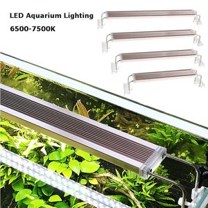 Lightings 220V Ade Series Aquarium LED LED 1224W SMD LED Overhead Aquat Tank Wodna roślina wodna Lights 65007500k