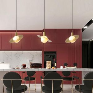 Pendant Lamps LED Chandelier Nordic Bedroom Bedside Creative Living Room Table Aisle Cafe Restaurant Bar Light