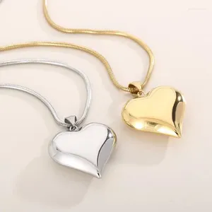 Anhänger Halsketten Halskette Herzförmige Kette Frauen Mädchen Gold Silber Überzug Modeschmuck Party Geschenk 2023 Stil